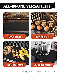 Buself Large Roll-Up Oven Liners – 17” x