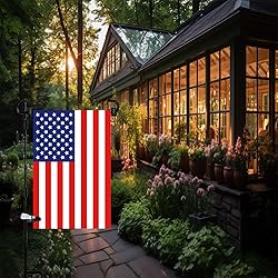 Akeydeco Garden Flag Pole Stand Holder, 10 Pack