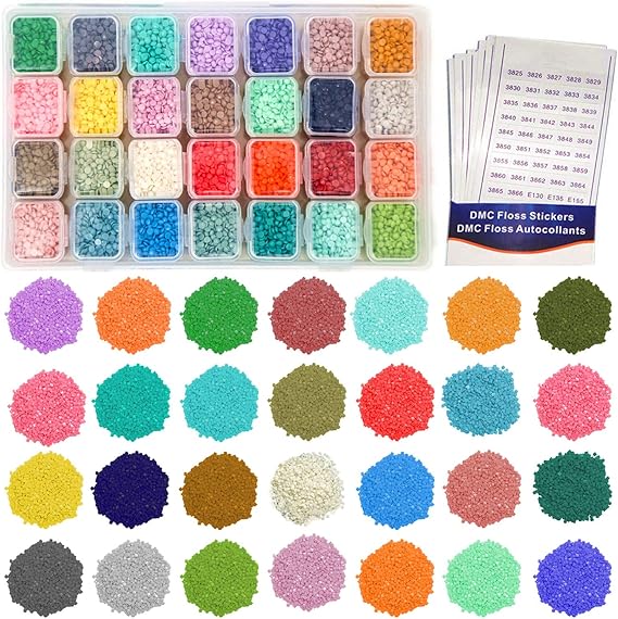 36 Colors Diamond Painting Accessories Replacement Square