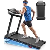 CIIHI Treadmill with 18% Auto Incline - Foldable Treadmill for Home Small | 18% Auto Incline, 350 LBS Capacity, 0.6-7.6 Mph, App, Compact for Small Space, Low Noise Brushless Motor, Folding &amp; Wheeled