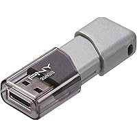 PNY Turbo Attache 3 256GB USB 3.0 Flash Drive (P-FD256TBOP-GE) (Gray)