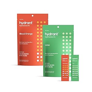 Hydrant HYDRATE Lime & Blood Orange Sampler Pack (2 x 10 Pack)