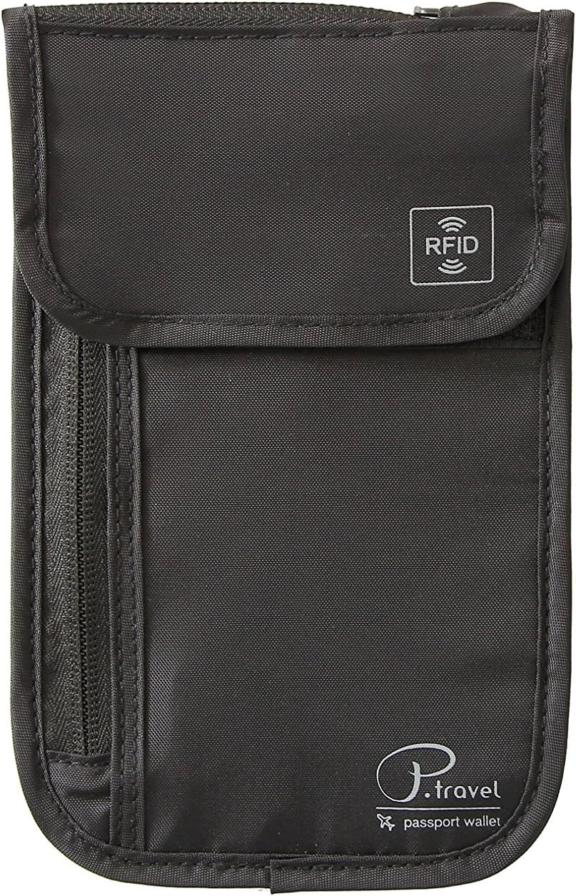 RFID Travel Neck Pouch Family Passport Wallet Travel Passport Holder| Unisex
