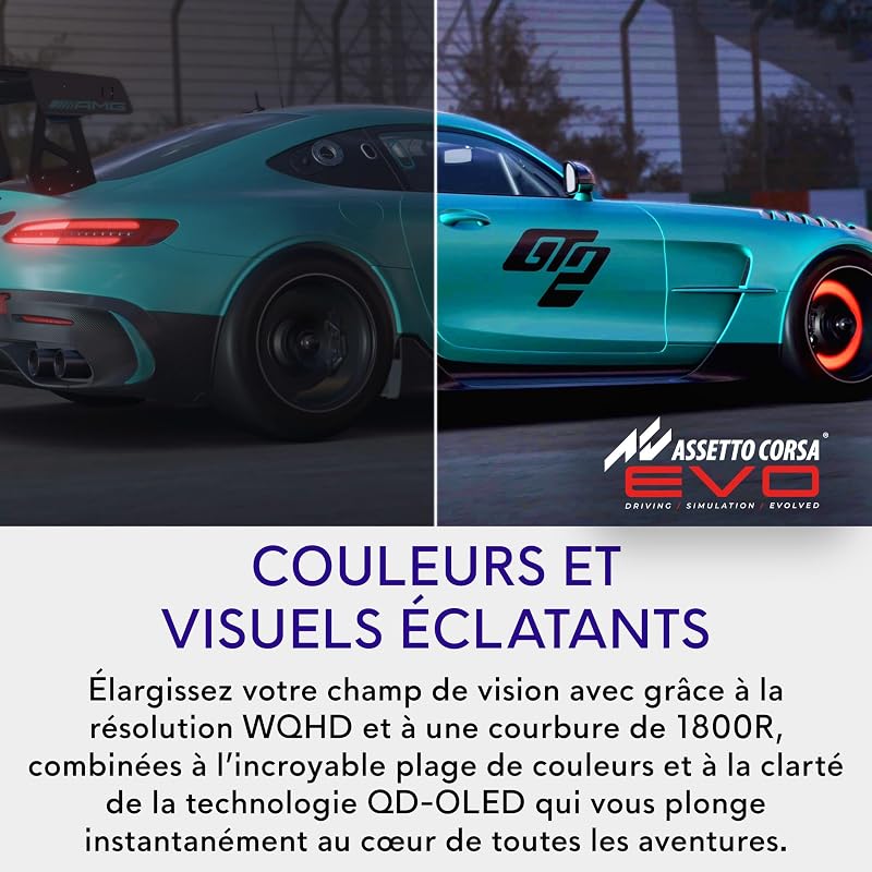 34 Écran PC Gaming - AW3425DW, WQHD (3440x1440), 240Hz, QD OLED