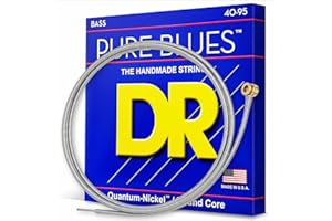 DR Strings Pure Blues Victor Wooten Signature 40-95 Bass Guitar Strings (PB-VW40)