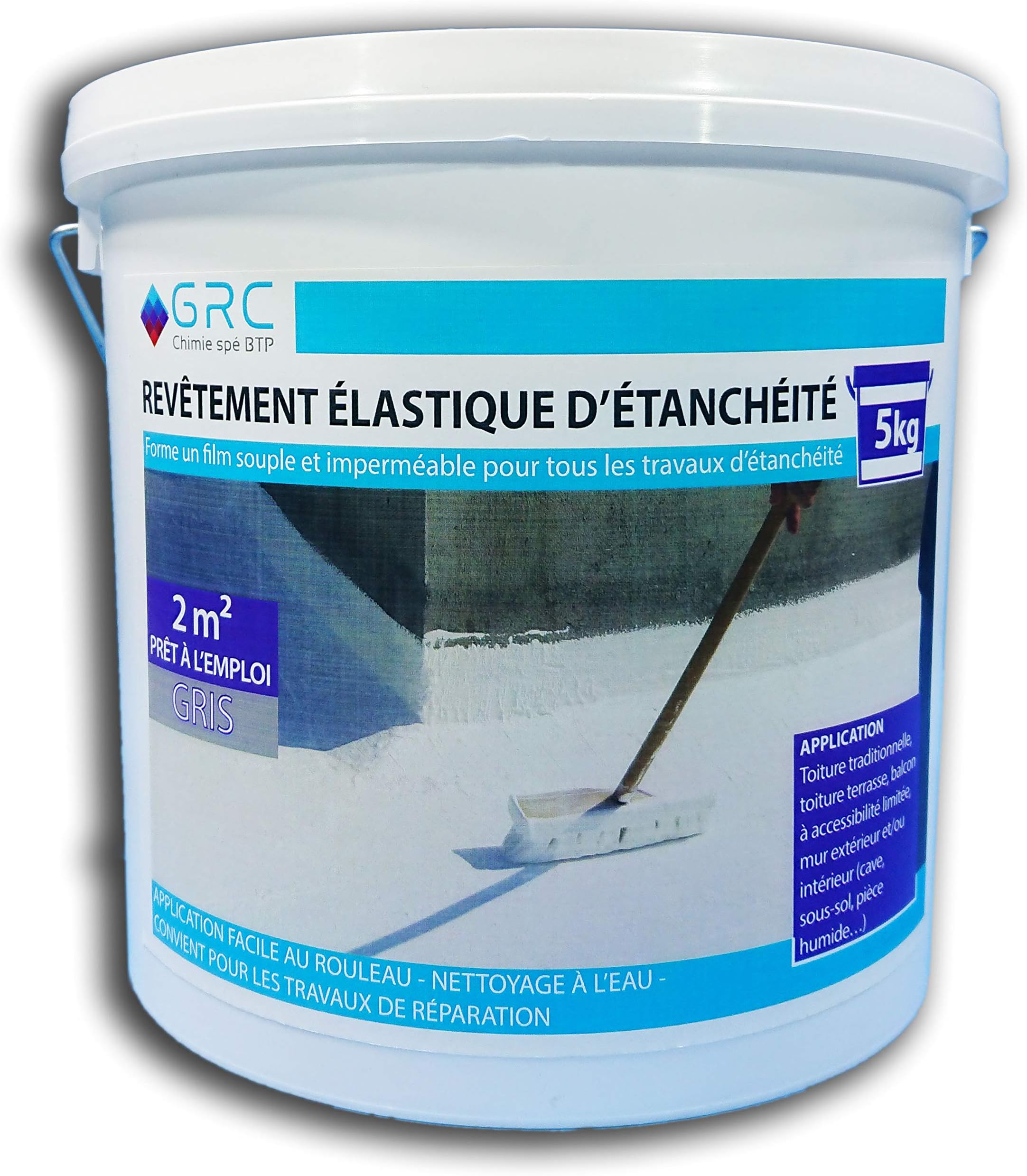 GRC – 5kg Rubber Coating Sealant – Grey