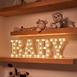 Auraglow LED Alphabet Letter & Number Lights Battery Powered 4 Hour Timer view 4