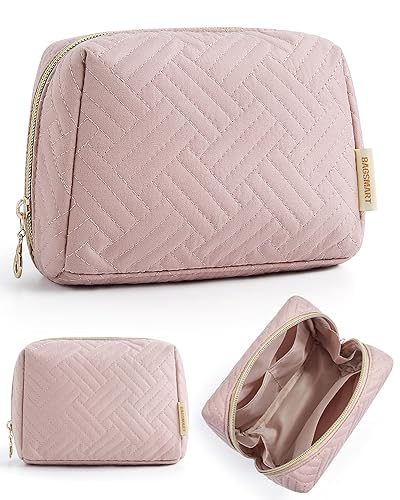 BAGSMART Small Makeup Bag, Travel Cosmetic Bag Make Up Pouch Small