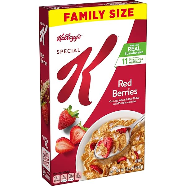 KELLOGG’S SPECIAL K BREAKFAST CEREAL, FIBER CEREAL, FAMILY...