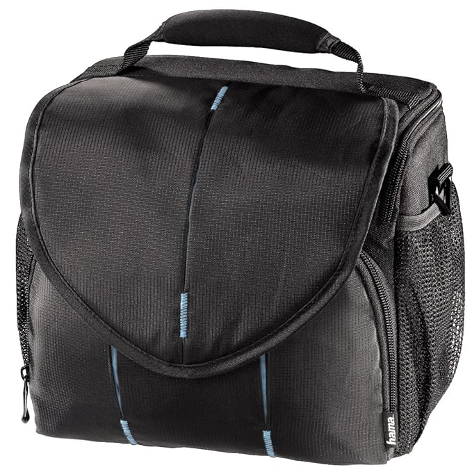 Hama - Canberra 140 - Funda para cámaras Color Negro/Azul: Amazon ...