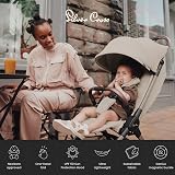 Silver Cross Clic 2 Compact Stroller Latte Birth to 22kg Travel Bag view 6