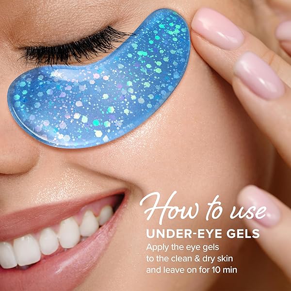 MAREE EYE GELS – COOLING PADS UNDER EYE PATCHES FOR PUFFY EYES AND DARK CIRCLES WITH COLLAGEN & HYALURONIC ACID – ANTI WRINKLES UNDER EYE MASKS SKINCARE TREATMENT FOR PUFFINESS – PARCHES PARA OJERAS