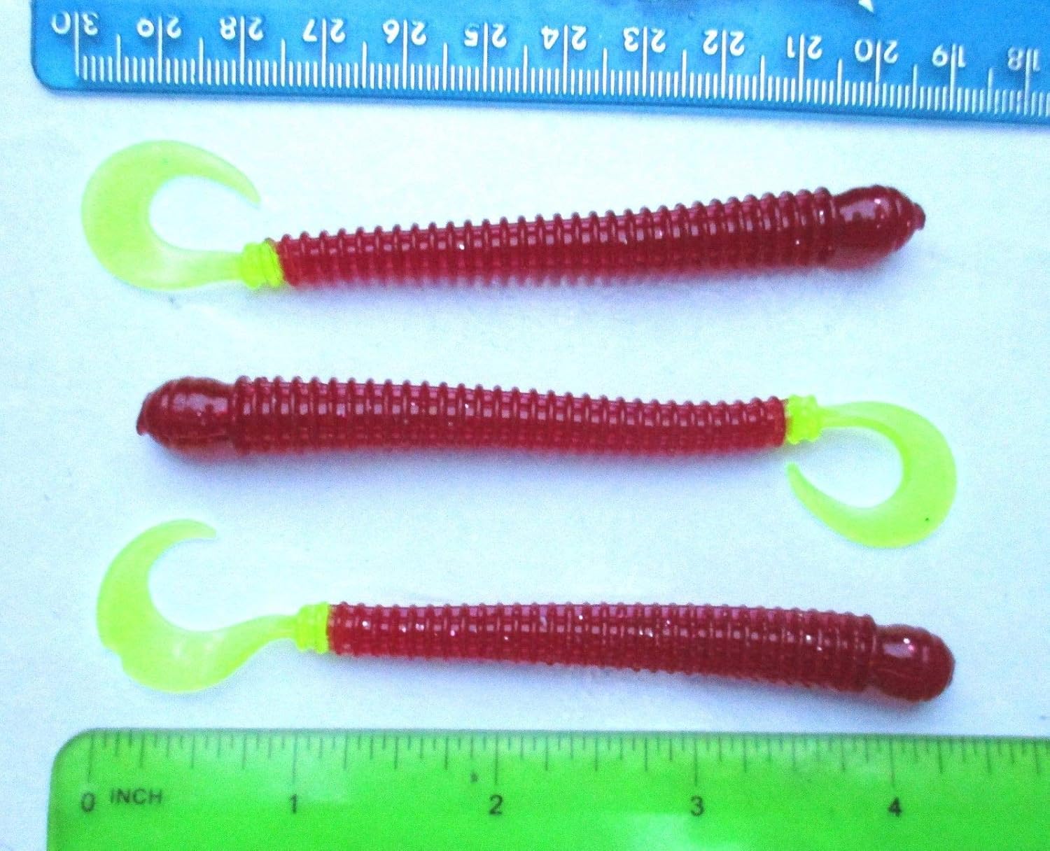 Chartreuse red worms Clearance