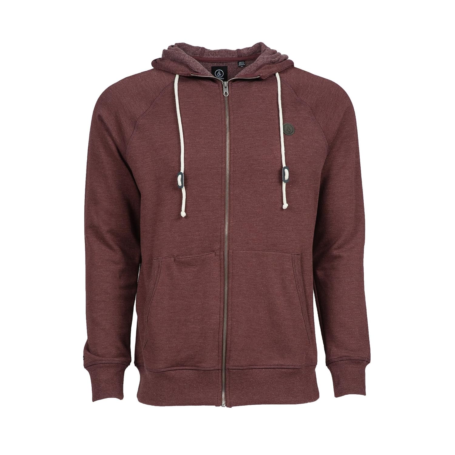 Buy Men's Pulli Basic Zip Up Hoodie, Cherrywood, XLarge at