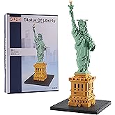 KLMEi Statue of Liberty Micro Blocks Building Sets Mini Bricks Building for Adults, New York Famous Landmark Architectural Model Toys for Kids Age of 14+ 2810 PCS