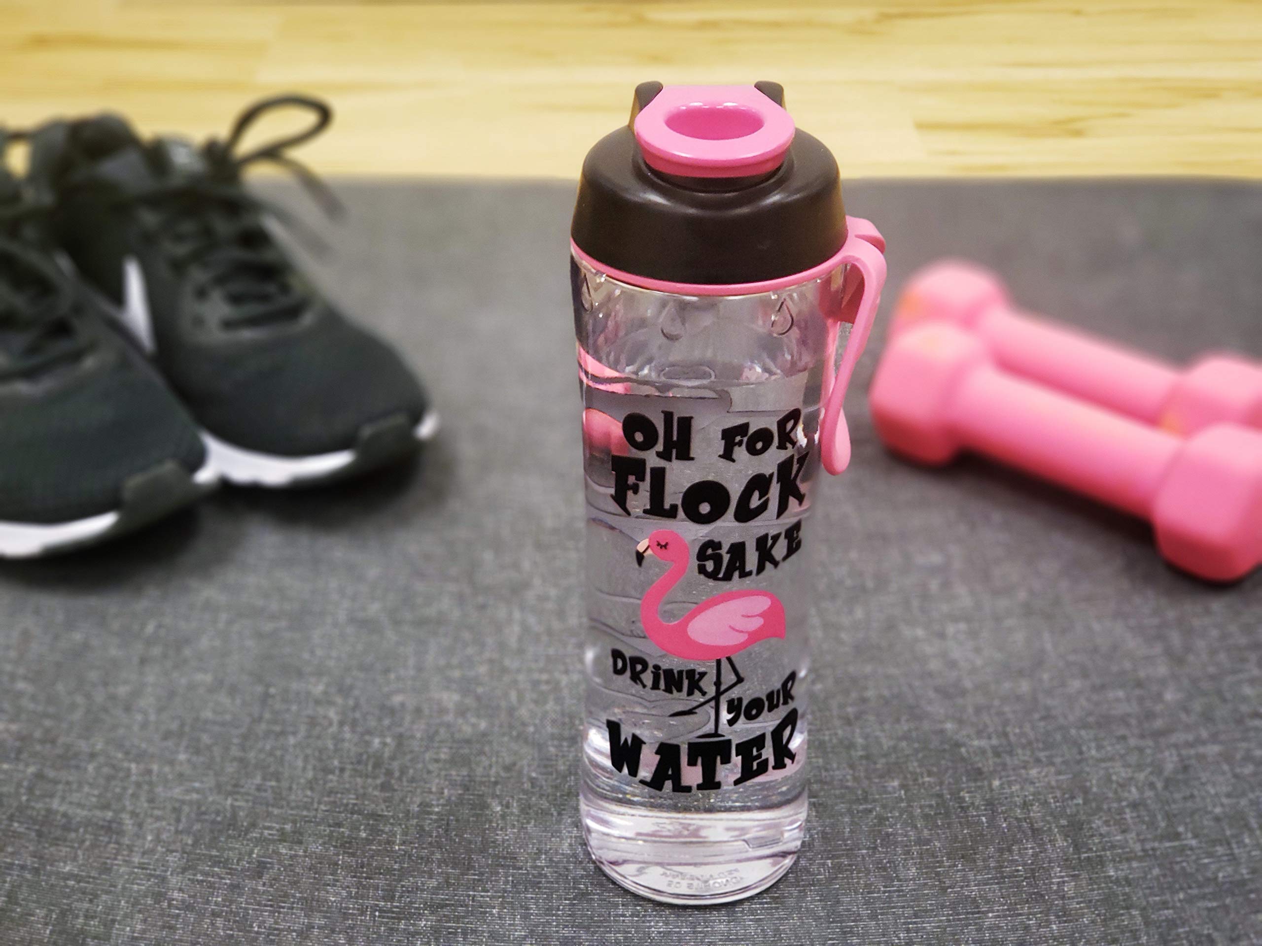 24 Oz Bpa Free Reusable Water Bottle With Time Marker Desertcart