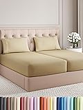 Split King Size 5 Piece Sheet Set - Comfy