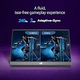 ASUS ROG Strix XG17AHPE 17.3" FHD 240Hz Portable Gaming Monitor USB-C Micro-HDMI view 3