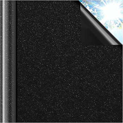 Lifetree Blackout Window Film 60x400cm Privacy No Glue Static Cling
