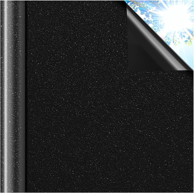 Lifetree Blackout Window Film 100% Privacy 44.5x400cm Glue-Free