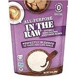 All-Purpose In The Raw Nature’s Zero Calorie Sweetener, Sugar Free Substitute Baking, Coffee, Stevia, Monk Fruit, Allulose, E