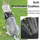 Belababy Soft No Pull Dog Harness Small Reflective Adjustable Vest Black view 4