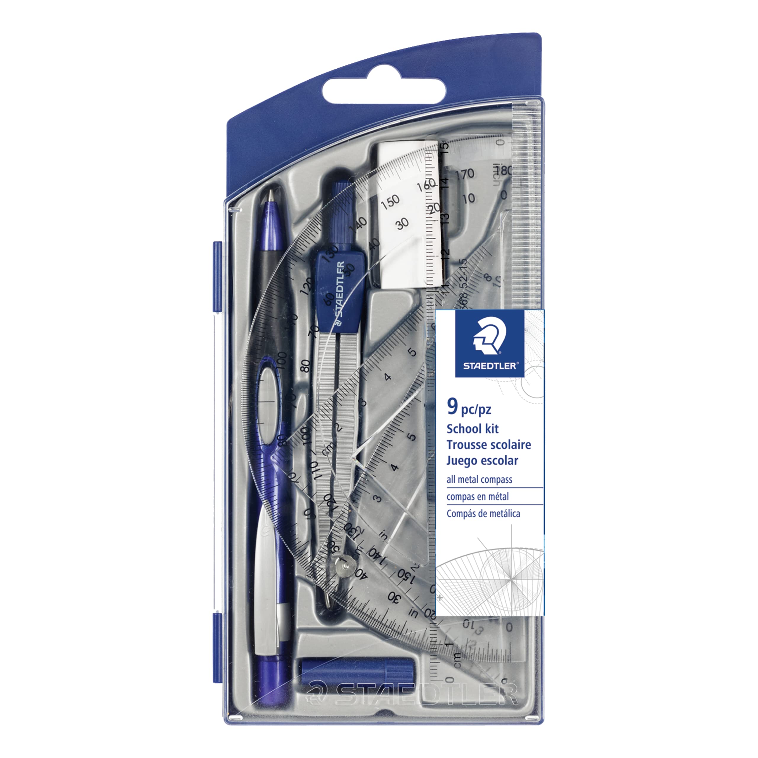 Staedtler School Math Set-9Pcs,