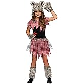 Spooktacular Creations Halloween Costume for Kids, Girls Wolf Costume, Werewolf Outfit