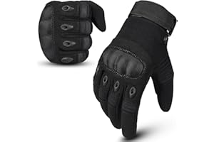 aaasportx Motorcycle Gloves with Hard Shield & Palm Pads for Motorcycle Cycling Tactical Training Airsoft Paintball Shooting Hunting Camping Climbing