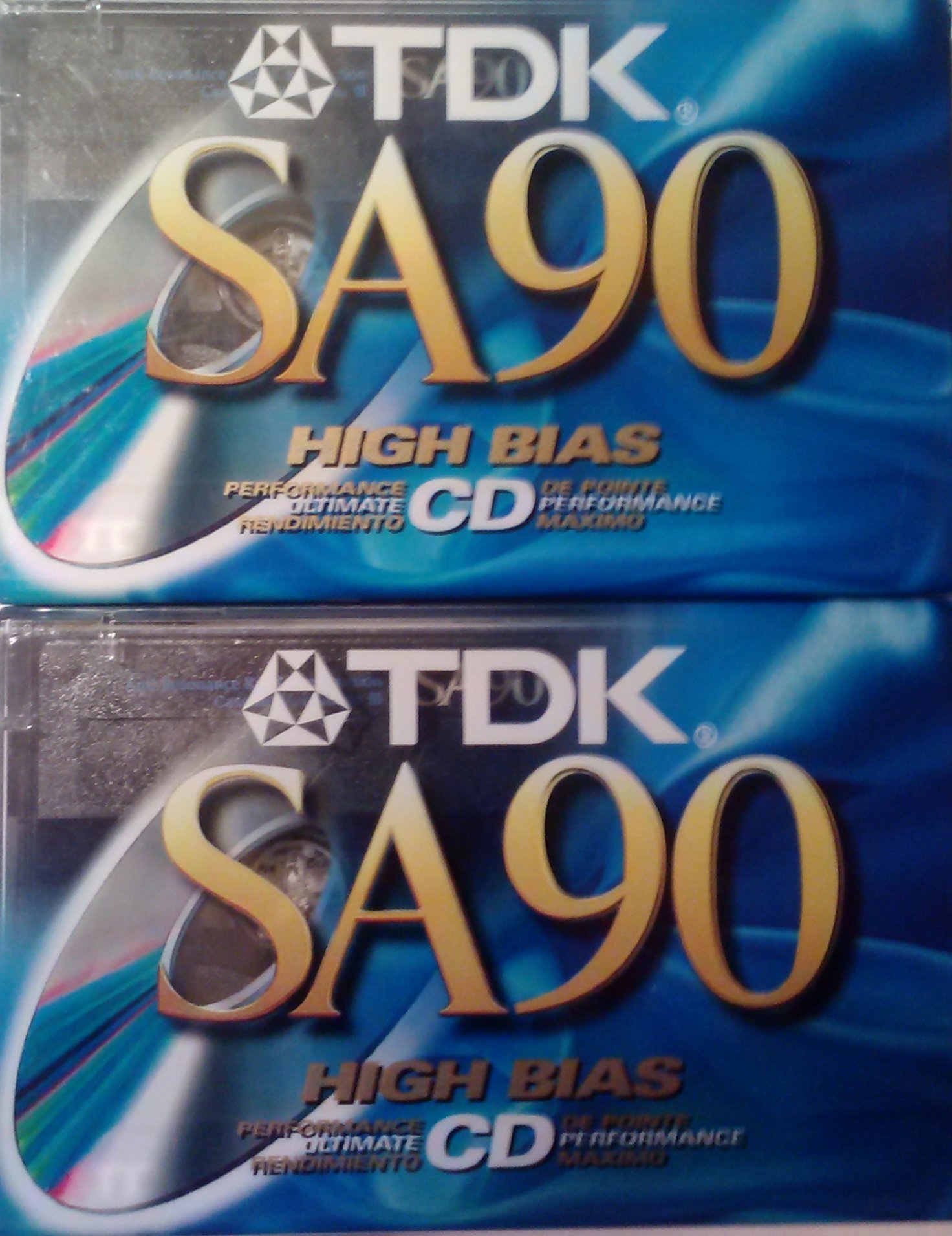 TDK SA90 High Bias Tape - 2 Pack