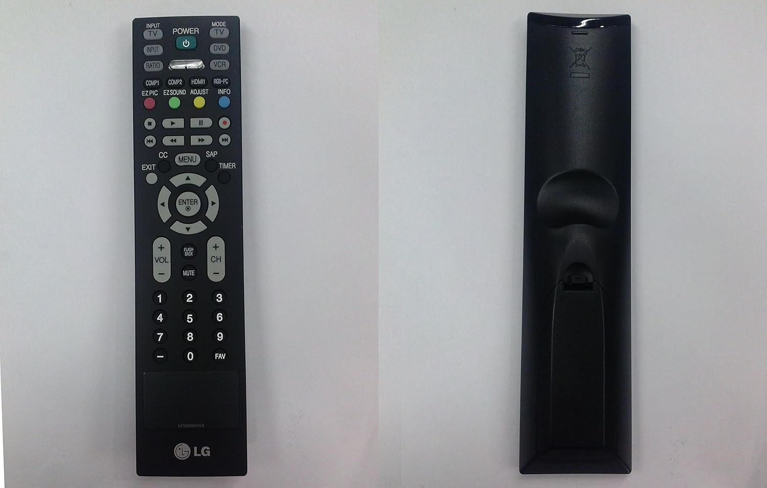 Amazon.com: New Factory Original LG 6710900010X Remote Control with TV /  DVD / VCR Controls: Home Audio & Theater
