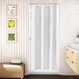 Waterproof Narrow Shower Curtain 92x182cm White view 2