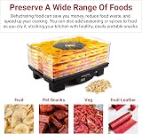 Andrew James Digital Food Dehydrator 6 Trays 550W Adjustable Temp 40-70°C view 3