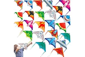 Ynybusi Mini Kites for Kids Ages 4-8-12, Finger Launcher Kites Easy to Fly on Beach|Park|Plaza|Garden|Backyard, Birthday Party Favors for Boys Girls Outdoor Toys,Mini Kite Bulk