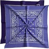 XueMeiHom Extra Large Bandana 27 inch,100% Cotton bandana for Men and Women | Multi-Purpose Scarf Headbands ，Head Scarfs，Soft Bandanas