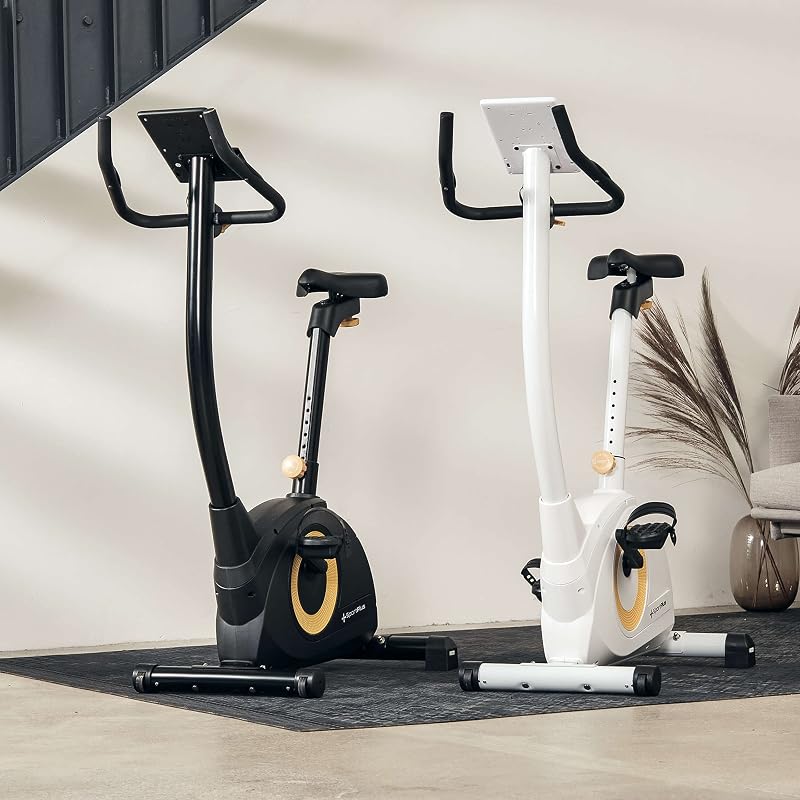 Ergo-Heimtrainer/Hometrainer, SP-HT-9510-W-iE weiß/gelb Bluetooth