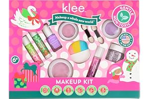 LUNASTAR Luna Star Klee Holiday Deluxe Makeup Kit. Non-Toxic and Kid-Friendly. Made in USA. (Circle of Love)