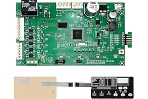 MOPKIUTR New Upgraded 42002-0007S 461105 Pool Heater Control Board Kit Replacement for Pentair 42002-0007S Control Board Kit, 472610Z switch membrane pad compatible with Pentair Mastertemp & Max-E-Therm.