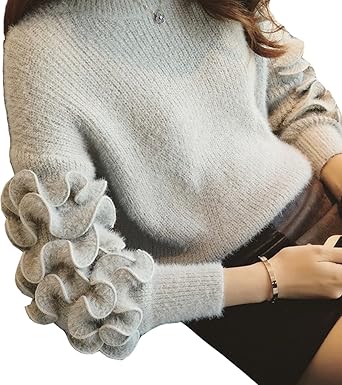 Amazon ニットセーター モヘアニット シャギーニット レディース