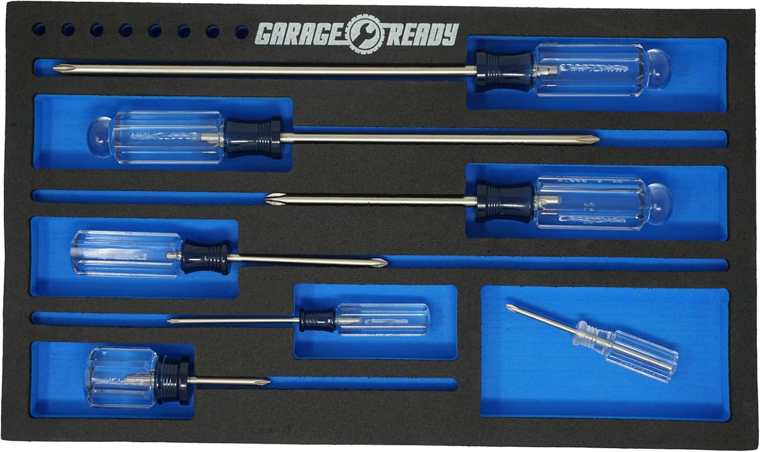 Garage Ready Screwdriver Organizer Tray Holds 7