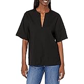 Vince Womens Easy Slit Neck Tee