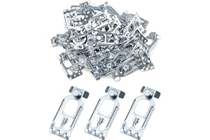 QWORK Teardrop Pallet Rack Safety Clip, 100 Pcs Universal Pallet Racking Beam Safety Clips Connector Cross Beam Locker