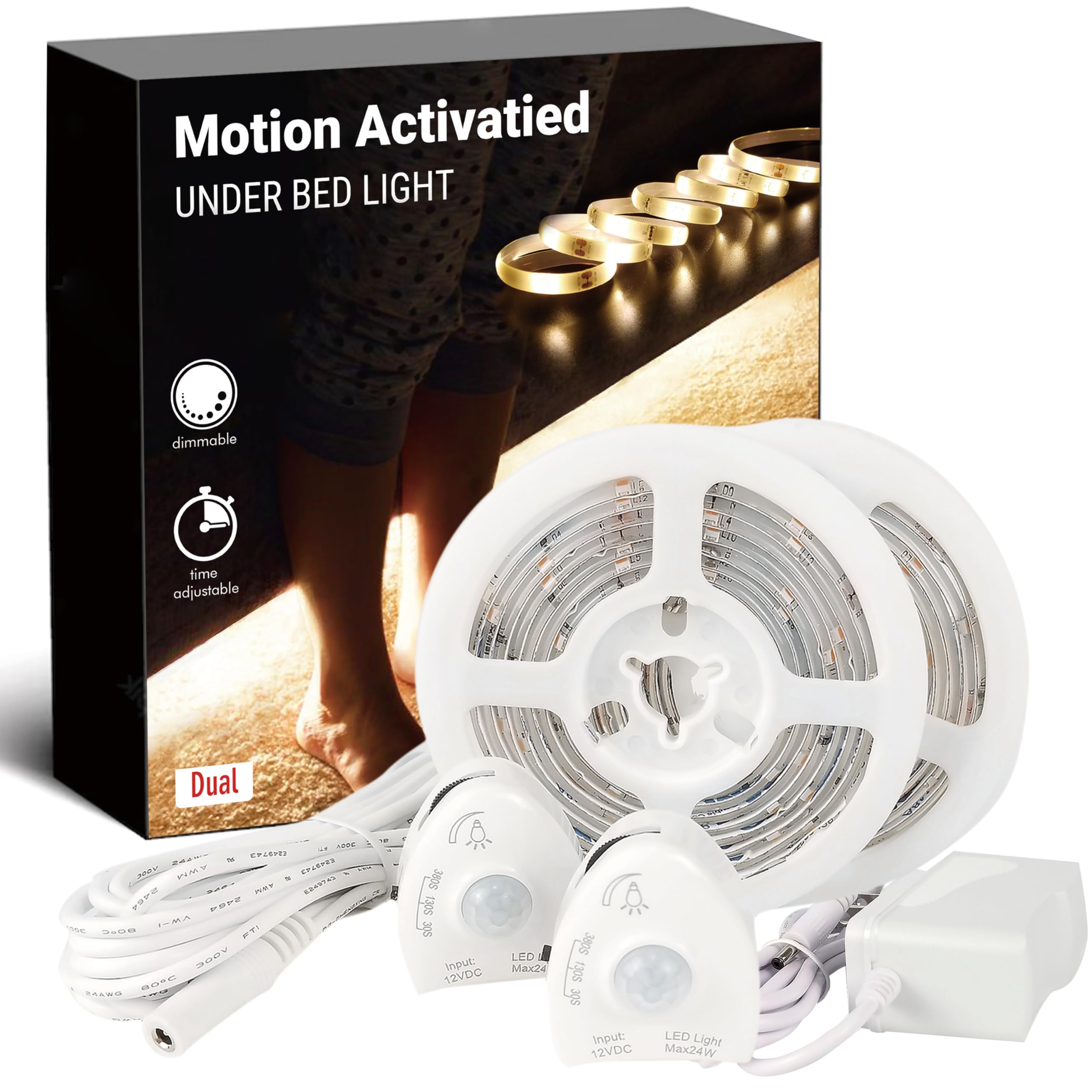 illumiForce Under Bed Lights Motion Sensor, Motion