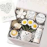 Spa Gifts for Women Bath Gift Set, BlueBell Relaxing Spa Gift Baskets Home Bath Set Self Care Kit Care Package Thank You Birthday Valentines Day Gifts for Her Women Mom Friend Sister Teen Girl Wife