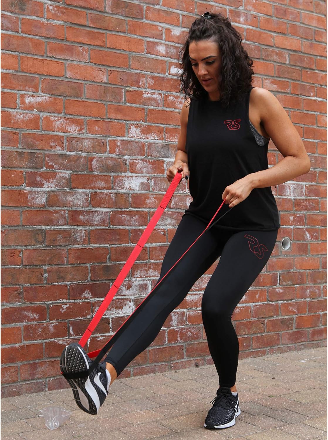 Yoga Stretch Strap Belt Flexibility Stretch Straps with 8 Loops, Ideal for Yoga Dance, Physical Therapy Rehab - Image 3