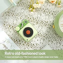 Muzen Mini Bluetooth Speaker, Button Small Cute