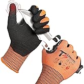 TS SAFETY HAND PROTECTOR Highest Level Cut Resistant Gloves, ANSI A9 Cut Proof Work Gloves