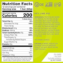 No Cow Dipped High Protein Bars, Key Lime Pie, 20g