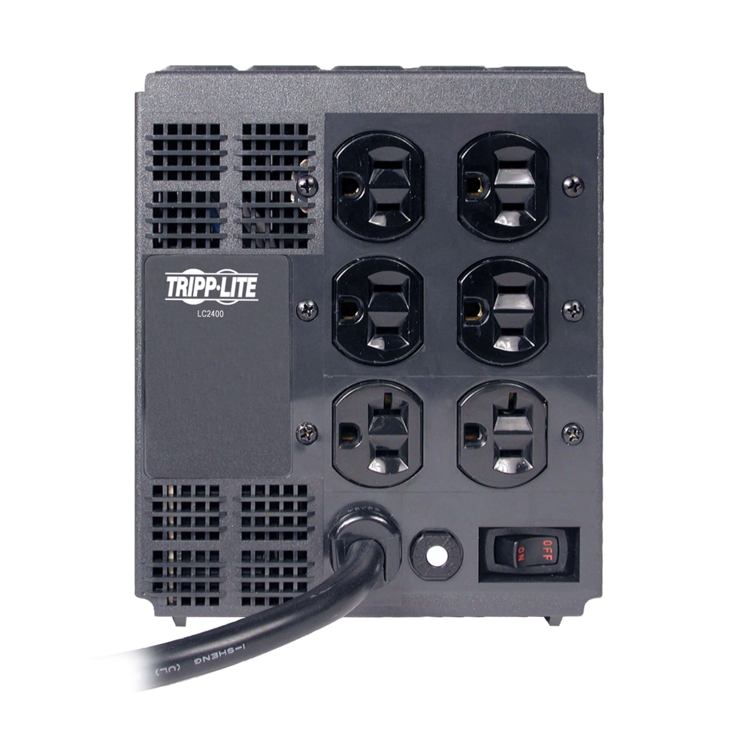 Tripp Lite LC2400 Line Conditioner 2400W AVR Surge 120V 20A 60Hz 6 Outlet 6-Feet Cord
