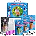 The NEW JUMBO D.I.Y. Boba/Bubbles Party Kit ~ CLASSIC FLAVORS ~ Traditional Milk Tea, Thai Tea, Matcha Green Latte by: Buddha Bubbles Boba